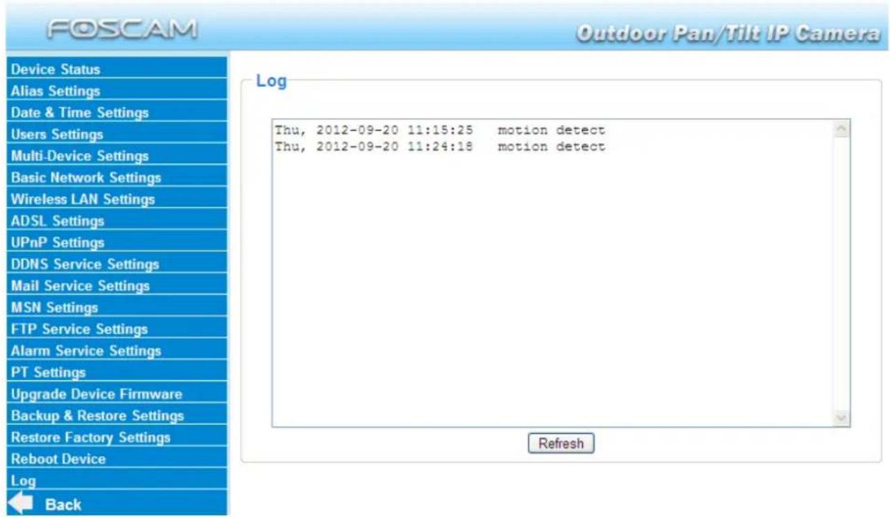 FOSCAM FI8919W - Log - 1