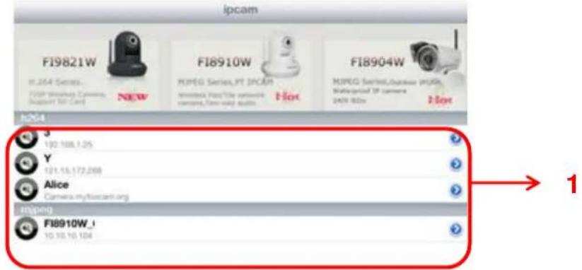 FOSCAM FI8919W - APP for iPhones - 2