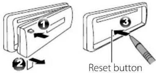 KENWOOD KDC-4054UR - How to reset your unit - 1