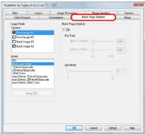 FUJITSU FI-6110 - [Blank Page Deletion] Tab - 1