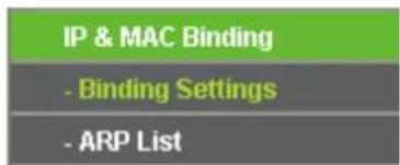 TP-LINK TL-WDR4900 - IP & MAC Binding - 1