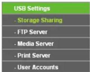 TP-LINK TL-WDR4900 - USB Settings - 1