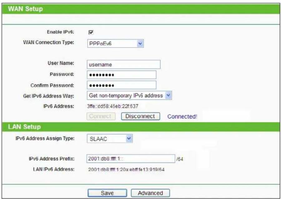 TP-LINK TL-WDR4900 - 3) PPPoEv6 - 1