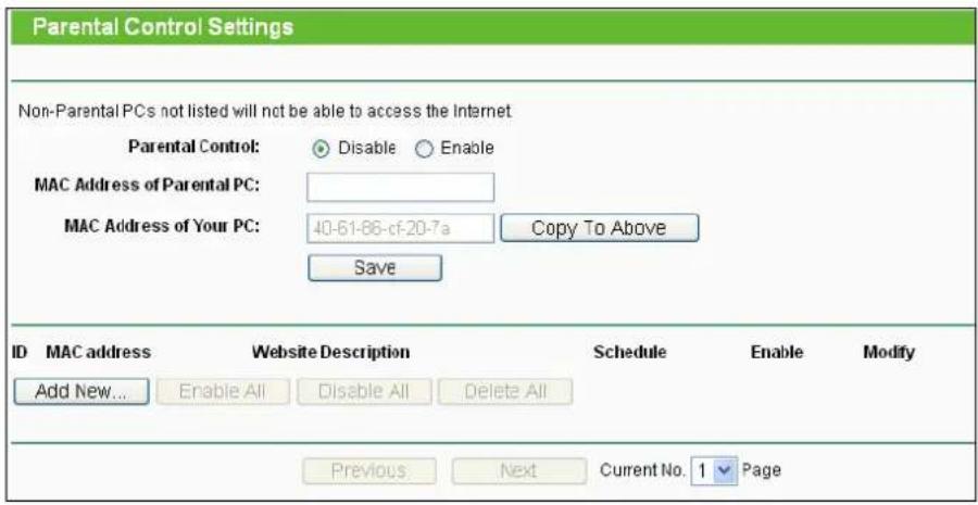 TP-LINK TL-WDR4900 - Parental Control - 1