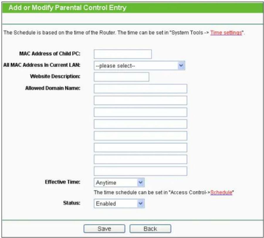 TP-LINK TL-WDR4900 - Parental Control - 2