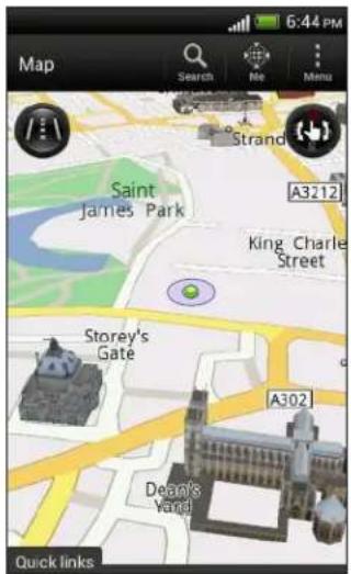 HTC One V - Viewing maps - 1