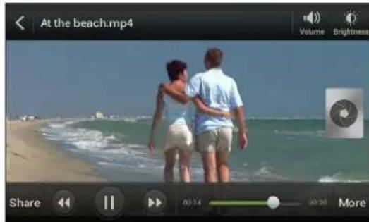 HTC One V - Watching a video - 1