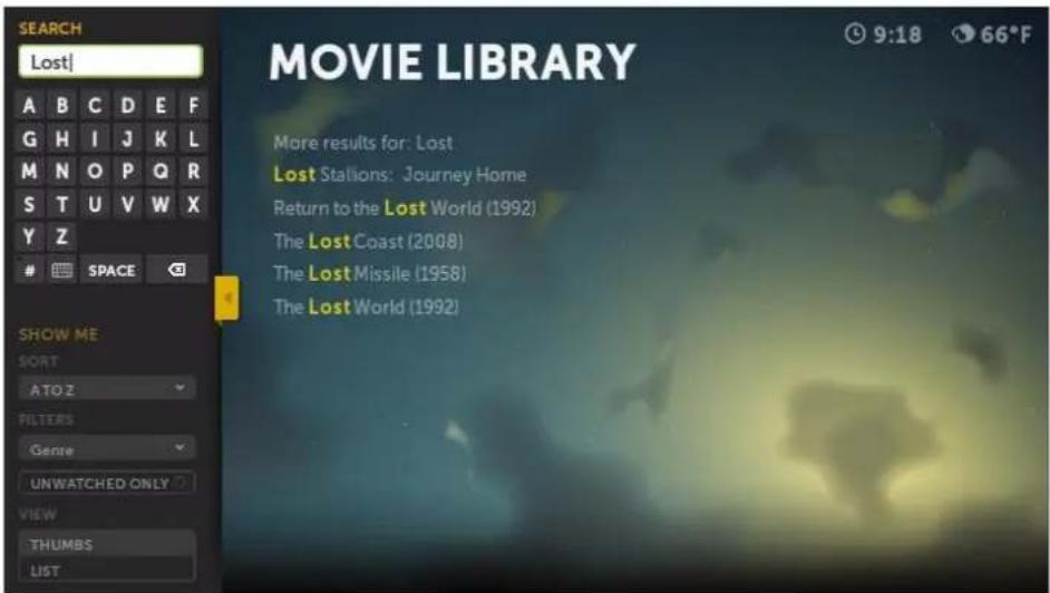 D-LINK Boxee Box - TV Show Search (local and online) - 2