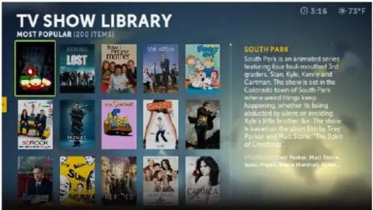 D-LINK Boxee Box - TV Show Library - 1