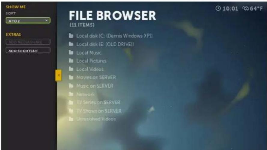 D-LINK Boxee Box - Using the File Browser - 1
