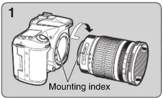 PENTAX smc DA 300mm f/4 ED (IF) SDM - MOUNTING AND REMOVING THE LENS - 1