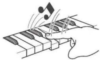 CASIO CDP-220 - Changing Keyboard Response to Touch Pressure (Touch Response) - 1