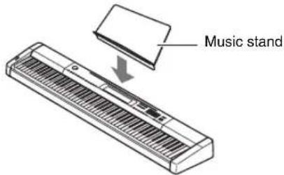 CASIO CDP-220 - Preparing the Music Stand - 1