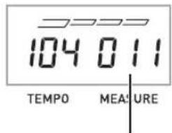 CASIO CDP-220 - Press 24 (or 5) to move forward one phrase, or 4 to move back one phrase. - 2