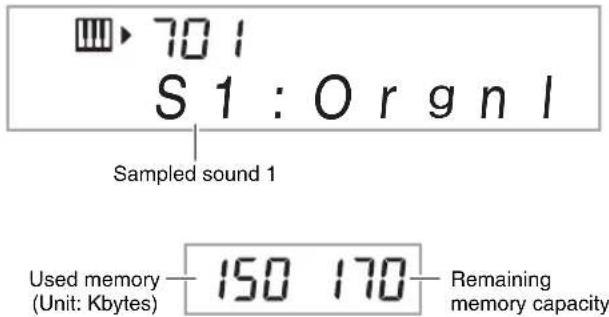 CASIO CDP-220 - To sample a sound - 5
