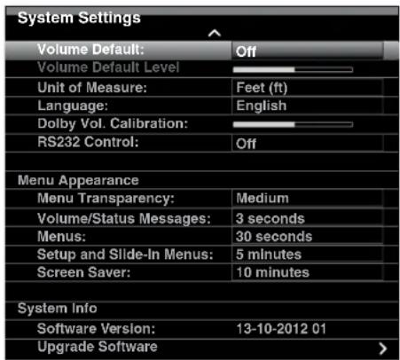HARMAN KARDON AVR 270 - System Settings - 2
