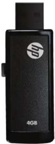 HP Flash Drive - The HP v255w USB Flash Drive Capless Retractable Design - 1