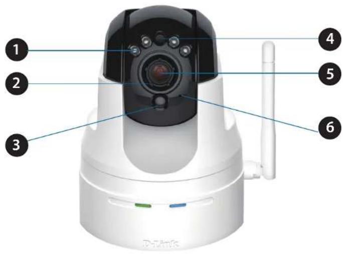 D-LINK DCS-5222L - IR LED for day and night functionality - 1