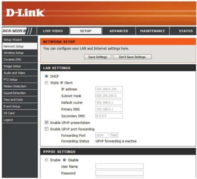 D-LINK DCS-5222L - Section 5 - Security - 1
