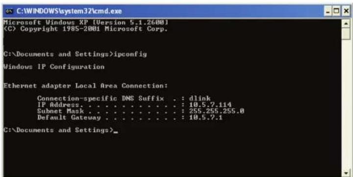D-LINK DCS-5222L - Check your IP address - 1