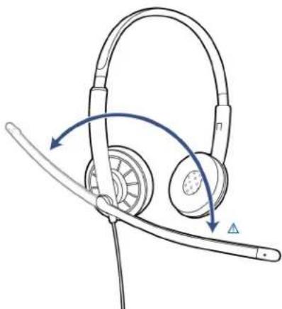 PLANTRONICS Blackwire C310 - Position the Boom - 1