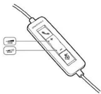 PLANTRONICS Blackwire C310 - Adjust Your Headset Volume - 1