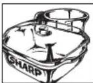 SHARP R-97ST - GLASS AND GLASS-CERAMIC - 2