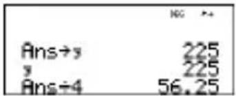 TEXAS INSTRUMENTS 30XS MultiView - Memory and stored variables - 13