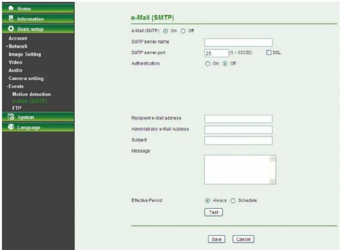TP-LINK TL-SC2020N - e-Mail (SMTP) - 1