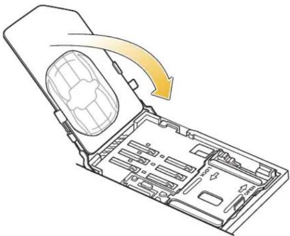 MOTOROLA ES400 Qwerty - Installing the SIM Card (GSM Only) - 3