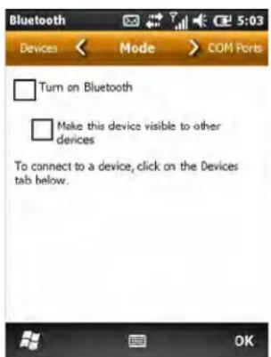 MOTOROLA ES400 Qwerty - Enabling Bluetooth - 1