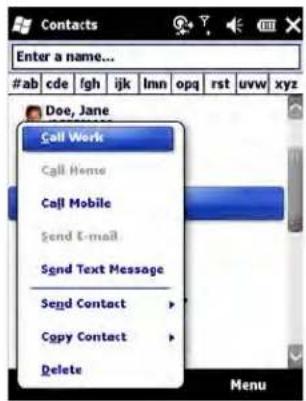 MOTOROLA ES400 Qwerty - Using Contacts - 1