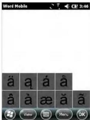MOTOROLA ES400 Qwerty - Special Characters - 1