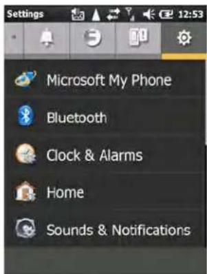 MOTOROLA ES400 Qwerty - Settings - 1