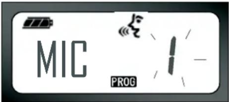 MOTOROLA PMR XTNiD - PROGRAMMING MICROPHONE ACCESSORY GAIN LEVEL - 1