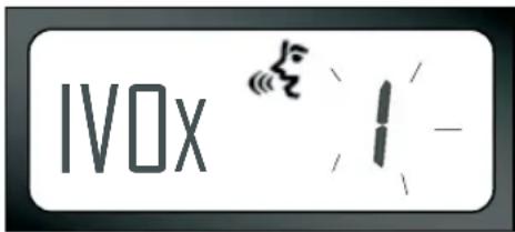 MOTOROLA PMR XTNiD - Setting VOX / iVOX sensitivity - 2