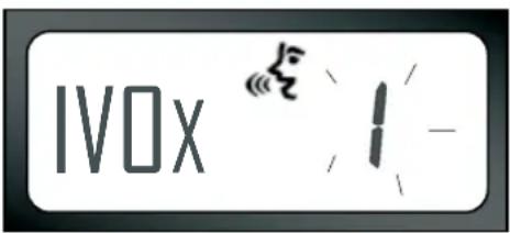 MOTOROLA PMR XTNiD - Setting VOX / iVOX sensitivity - 1