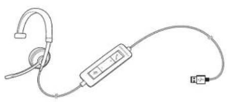 PLANTRONICS BlackWire C520-M - What's in the package - 1