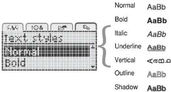DYMO LabelManager 280 - Changing the Text Size - 2
