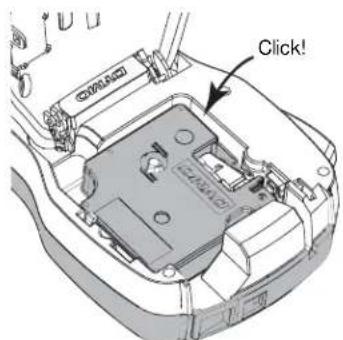 DYMO LabelManager 280 - To insert the label cassette - 3