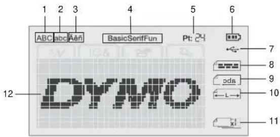 DYMO LabelManager 280 - LCD Display - 1