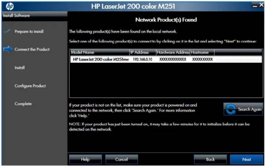 HP LaserJet Pro 200 Color Printer M251N - Use the Recommended installation with HP Smart Install or the CD - 11