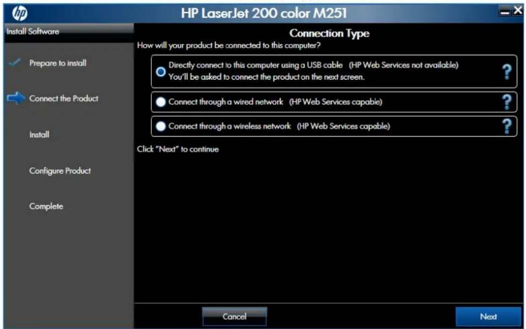 HP LaserJet Pro 200 Color Printer M251N - Perform a custom installation with HP Smart Install or the CD - 7