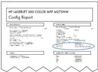 HP LaserJet Pro 200 Color Printer M251N - Print a configuration page on a touchscreen control panel - 1