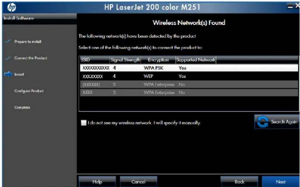 HP LaserJet Pro 200 Color Printer M251N - Perform a custom installation with HP Smart Install or the CD - 14