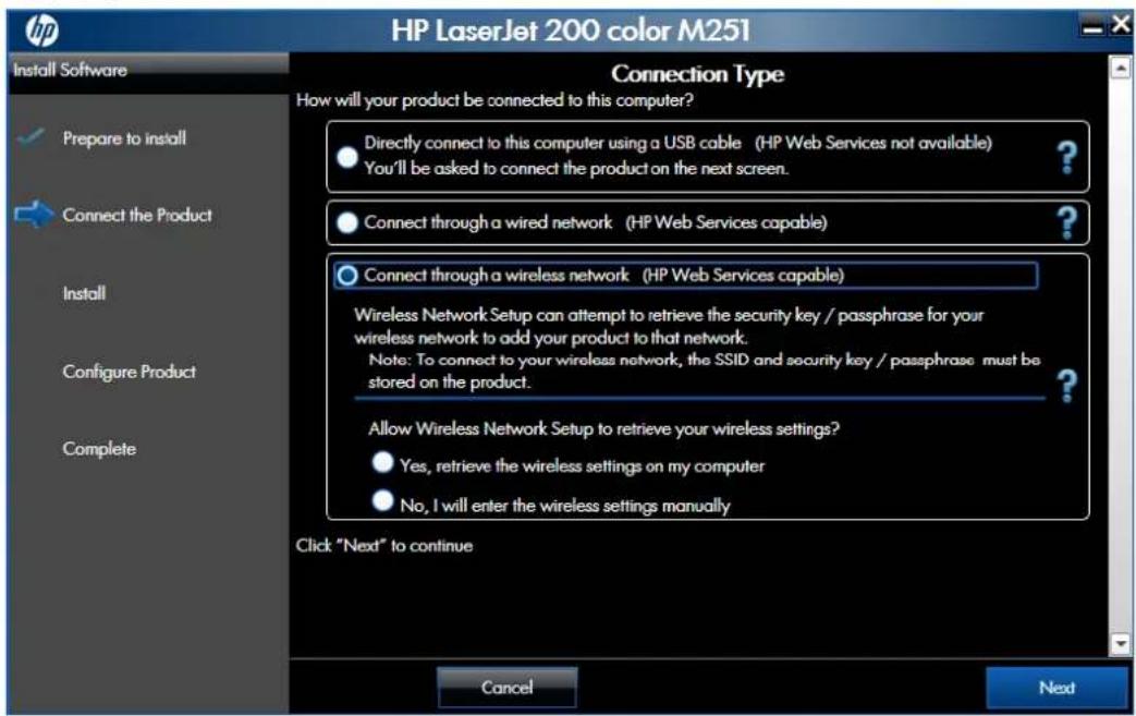 HP LaserJet Pro 200 Color Printer M251N - Use the Recommended installation with HP Smart Install or the CD - 12