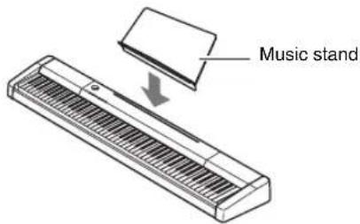 CASIO CDP-120 - Preparing the Music Stand - 1