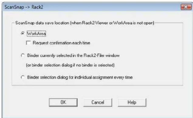FUJITSU ScanSnap S1500M - Change settings for the [Rack2-Filer] action (If you do not want to change settings, go to Step 4.). - 2