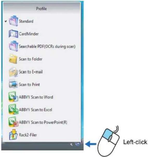 FUJITSU ScanSnap S1500M - ■ Left-Click Menu - 2