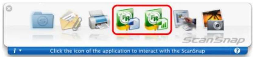 FUJITSU ScanSnap S1500M - Click the [Scan to Word] or [Scan to Excel] icon. - 1